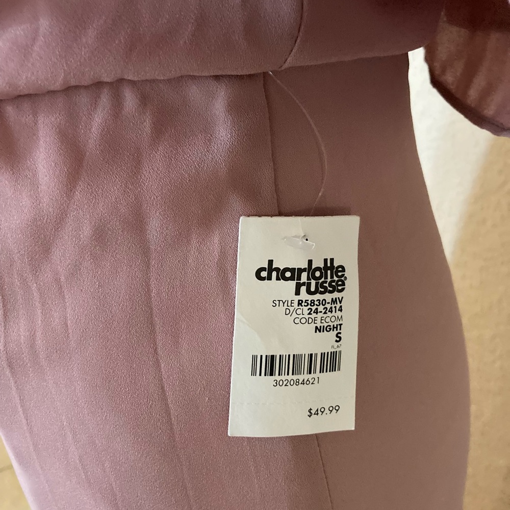 Pink off the Shoulder Formal Dress - Picture 8 of 8